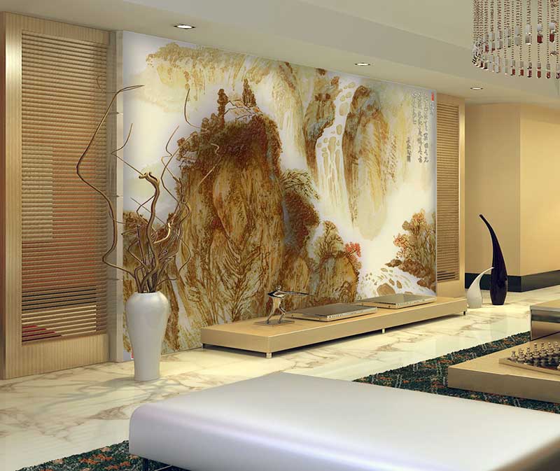 瓷磚背景墻打印機打印效果